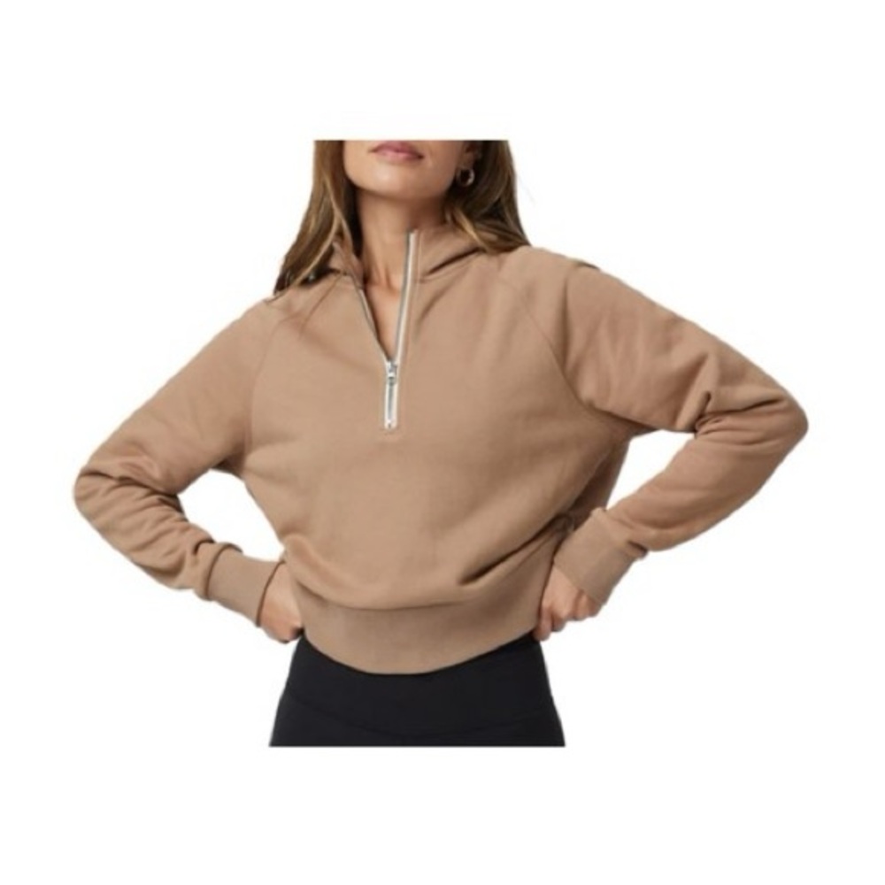 Women's Vuori Half Zip Hoodie Goldenrod NWT Rare Sold Out
